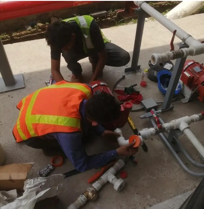 Instalación de Válvulas